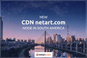 New node CDN netart.com in South America