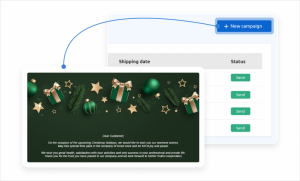 Send Christmas wishes to your customers using Email Marketing service | netart.com
