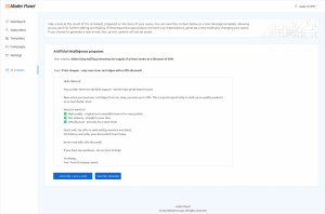 AI in Mailer Panel | netart.com