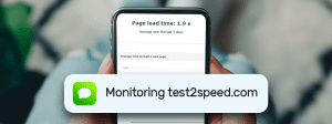 Monitoring test2speed.com | netart.com